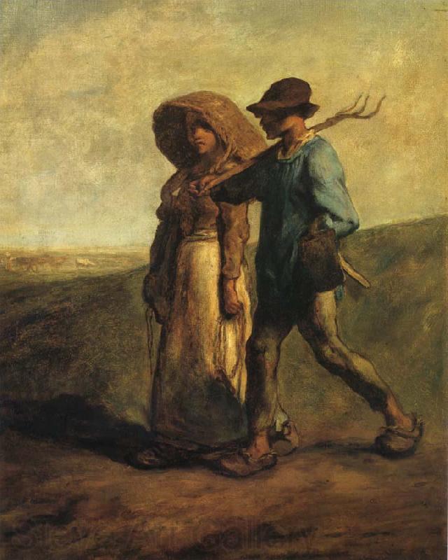 Jean Francois Millet Going to work Spain oil painting art